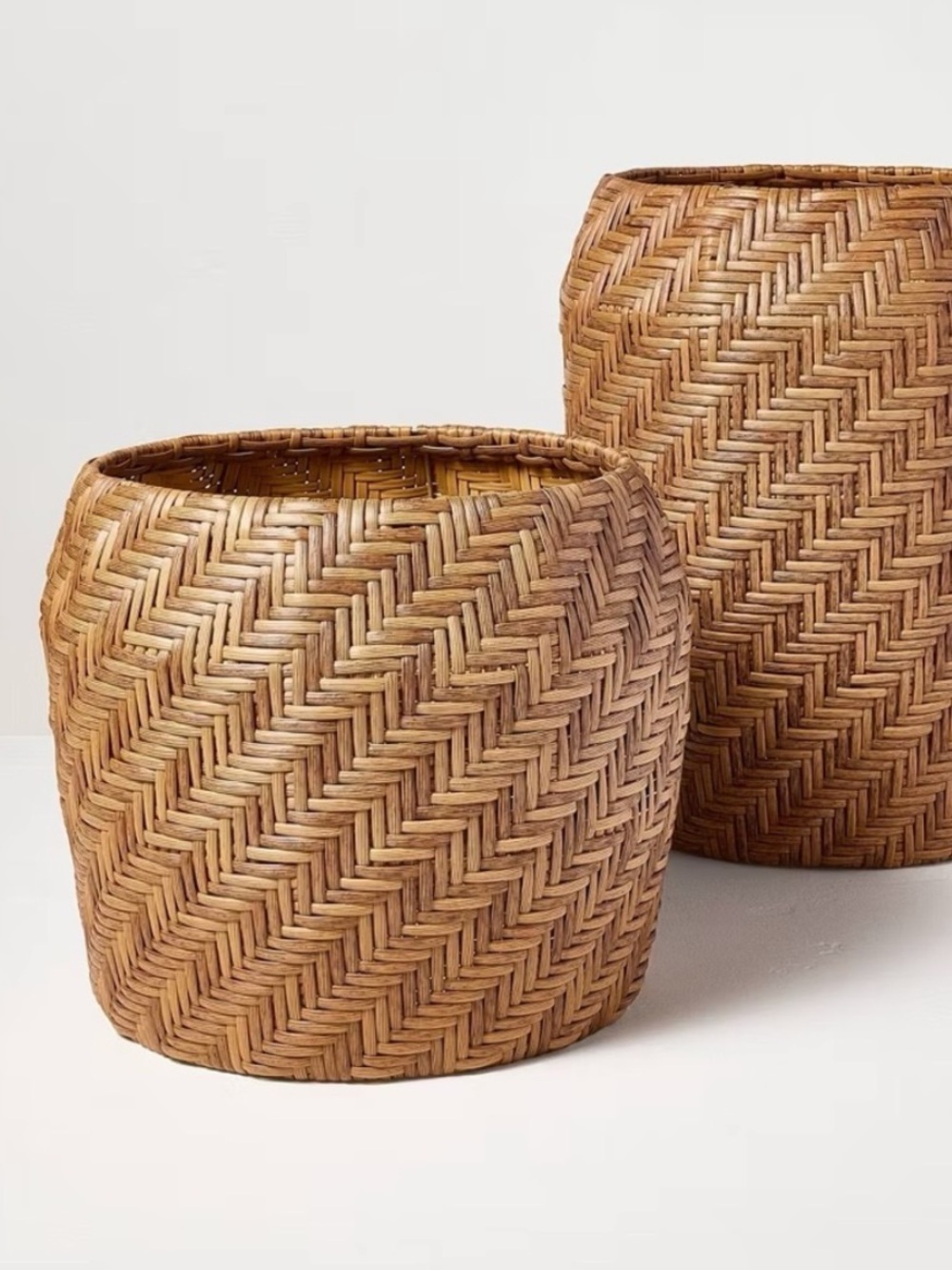 Hearth & Hand Natural Brown Woven Planter Basket